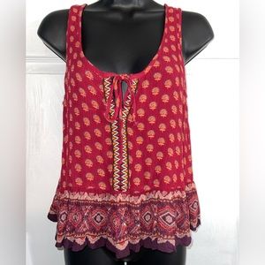 Patrons Of Peace Tank With Embroidery Details